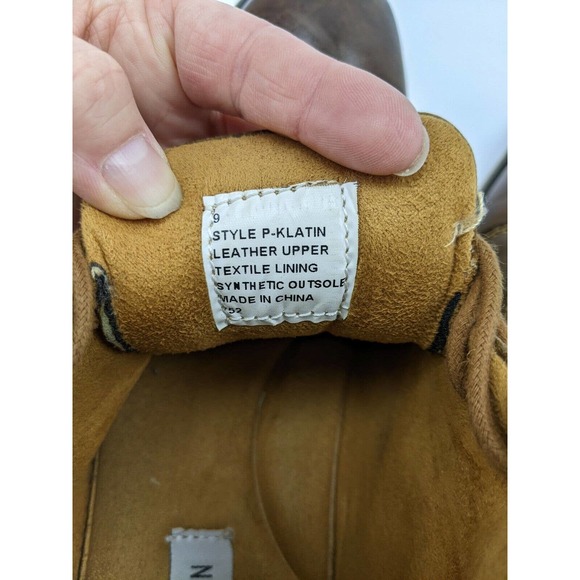 Steve Madden Mens P-Klatin Chukka Boots Size 9 Brown Leather Lace Up Distressed main image 7